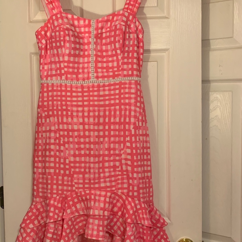 Lilly Pulitzer dress with ruffle bottom